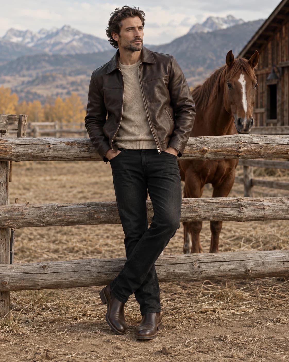 Saddle Leather Jacket — фотография 1